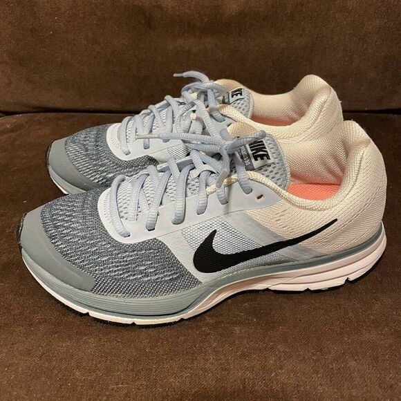 Nike Air Pegasus + 30 Dark Grey Grey Light Grey Salmon Orange 8.5 US 40 EUR Wmns - Picture 3 of 10